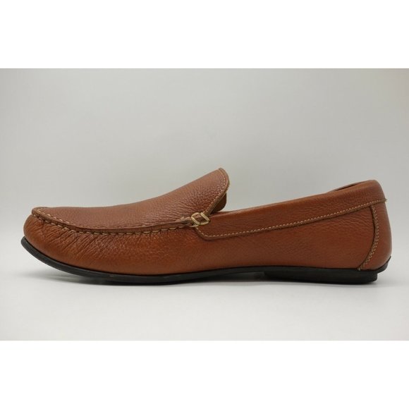 14th & Union Brown Leather Casual Moc Toe Slip On Loafers Shoes Men\'s 11.5 M main image 10